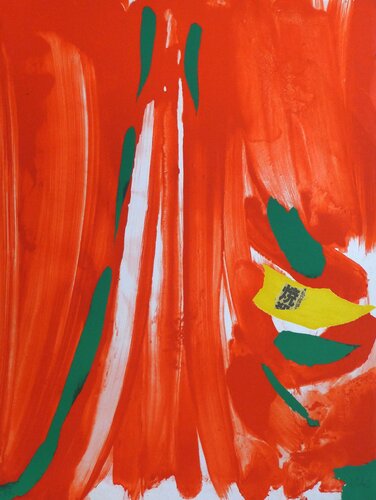 Xian Rouge 2 by Olivier Debré, Print for Sale on Singulart