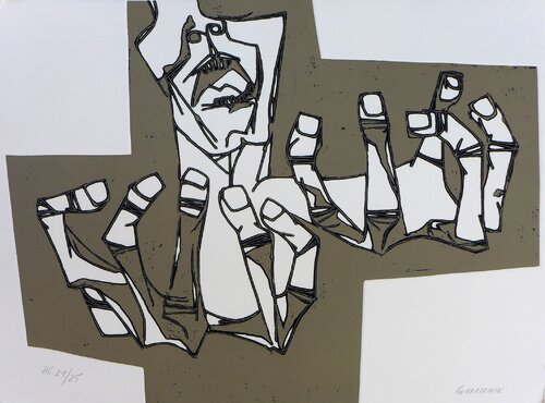 Las manos de la ira Oswaldo Guayasamín