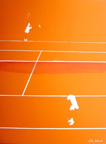 Tennis von Gilles Aillaud, Druck kaufen auf Singulart