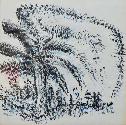 L'arbre 1 by Martial Raysse, Work on Paper for Sale on Singulart