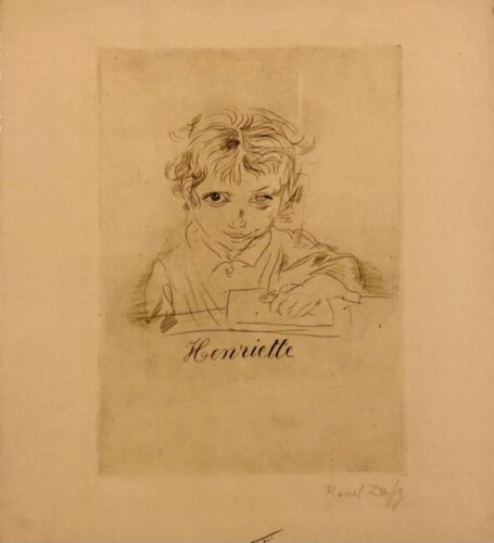 Henriette by Raoul Dufy, 종이 for Sale on Singulart