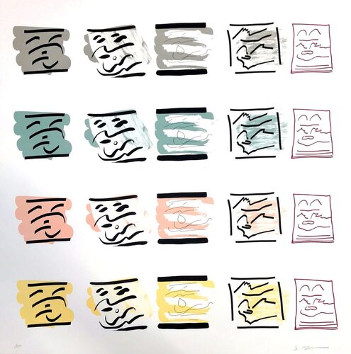 Aspect Syllabary : Landscape von Jessica Stockholder, Druck kaufen auf Singulart