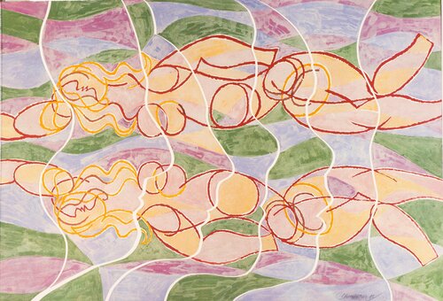 Composition pour les JO von Miguel Berrocal, Druck kaufen auf Singulart