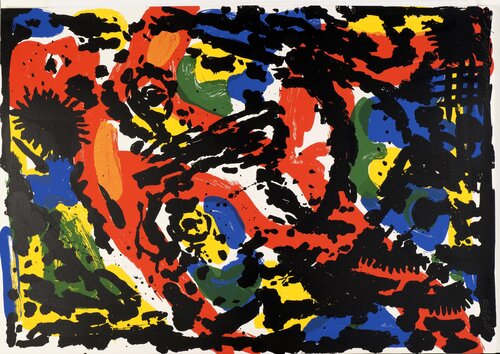 Composition pour les JO von Helmut Middendorf, Druck kaufen auf Singulart