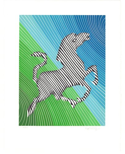 Zebra No. 2 von Victor Vasarely, Druck kaufen auf Singulart