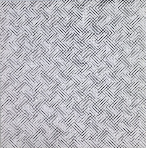 2 trames de chevrons-positif par François Morellet, Édition en vente sur Singulart