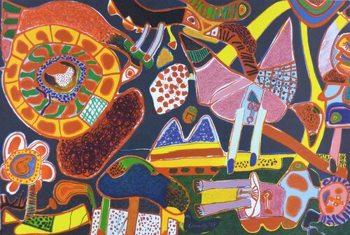 Jardin des délices by Corneille, Print for Sale on Singulart