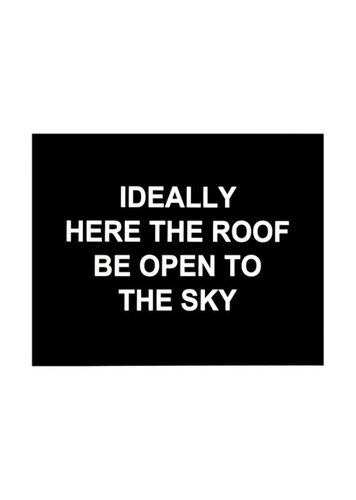 Ideally here the roof be open to the sky by Laure Prouvost, Print for Sale on Singulart