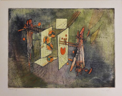 Passage et Sage du Couple II von Roberto Matta, Druck kaufen auf Singulart