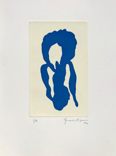 Iris blau 10 by Joan Hernández Pijuan, Print for Sale on Singulart