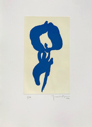 Iris blau 5 van Joan Hernández Pijuan, Afdruk te koop op Singulart