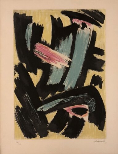 Composition IV by Gérard Schneider, Print for Sale on Singulart