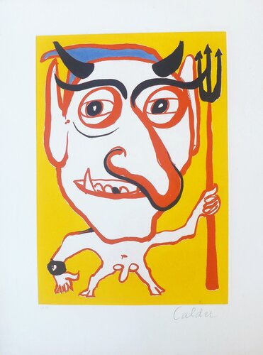 Portrait de Constantin Tacou by Alexander Calder, Print for Sale on Singulart