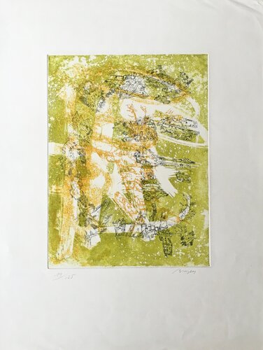 Le pré des sons von Camille Bryen, Druck kaufen auf Singulart