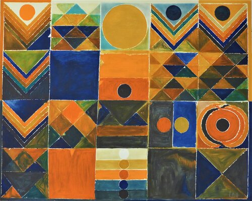 Morning Raga von Sayed Haider Raza, Druck kaufen auf Singulart