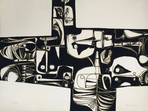 Milay 2 Variante by Oswaldo Guayasamín, Print for Sale on Singulart