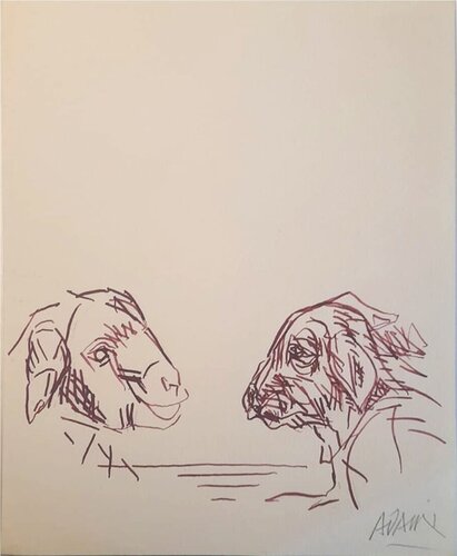 Sans titre von Valerio Adami, Druck kaufen auf Singulart