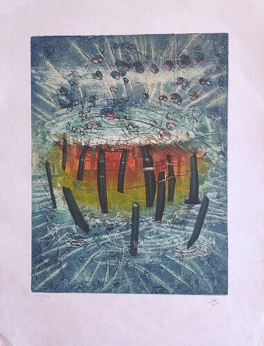 Hom'mere III - L'Ergonaute von Roberto Matta, Druck kaufen auf Singulart