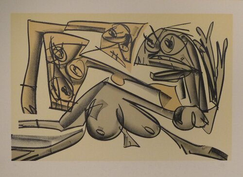Kafka 8 by Antonio Saura, Print for Sale on Singulart