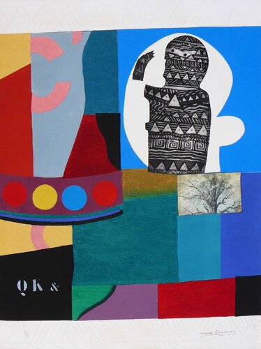 Composition, Gravure en relief signée von Max Papart, Druck kaufen auf Singulart