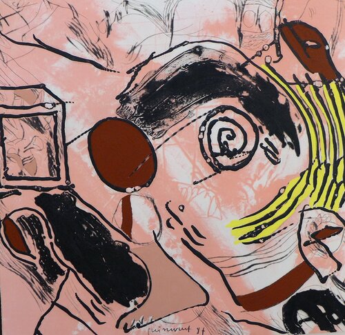 A tu violencia granate, sordomudos en la penumbra Josep Guinovart