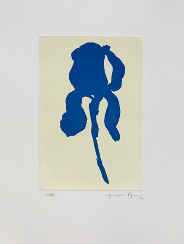 Iris blau 6 par Joan Hernández Pijuan, Édition en vente sur Singulart