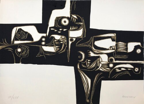 Milay 1 Variante by Oswaldo Guayasamín, Print for Sale on Singulart