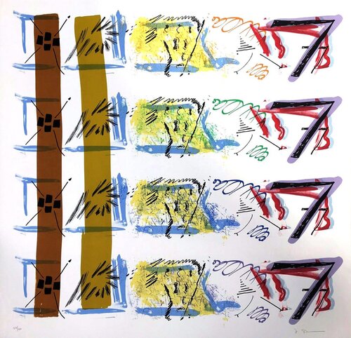 Aspect Syllabary : Getting Wind 1 by Jessica Stockholder, Print for Sale on Singulart