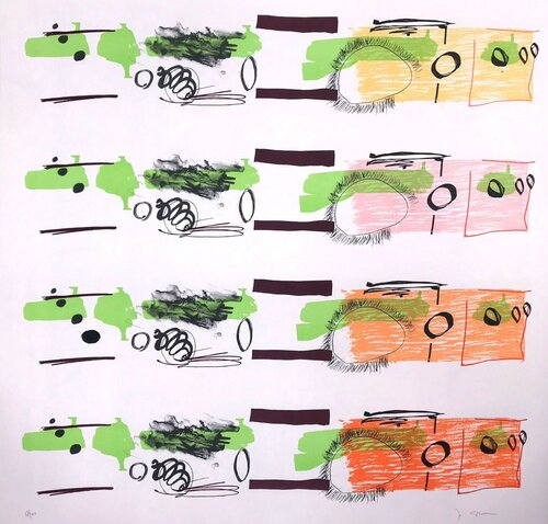 Aspect Syllabary - Stagger by Jessica Stockholder, Print for Sale on Singulart