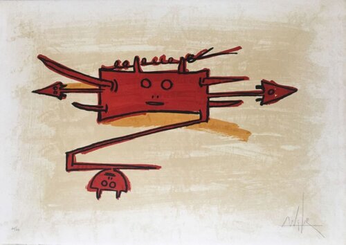 El ultimo viaje del buque fantasma - 6 di Wilfredo Lam, Stampa in vendita su Singulart