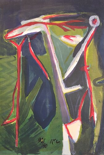 MP 152 - Glauque by Bram van Velde, Print for Sale on Singulart