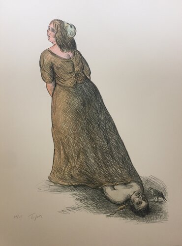 Robe longue di Roland Topor, Stampa in vendita su Singulart