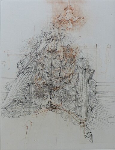 Les Infortunes de la vertu by Hans Bellmer (1968) : Print