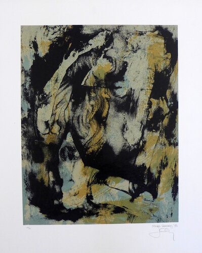 Waterfall city by James Bohary, Print for Sale on Singulart