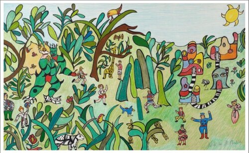 La jungle by Niki de Saint Phalle, Print for Sale on Singulart