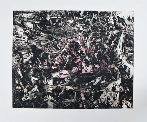 Sans titre 5 by Fabian Marcaccio, Print for Sale on Singulart