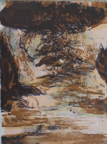 Elégie pour Jean-Mari n° 296 by Zao Wou-Ki 趙無極, Print for Sale on Singulart