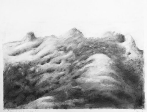 Montagnes de neige by Zoran Mušič, Drawing for Sale on Singulart