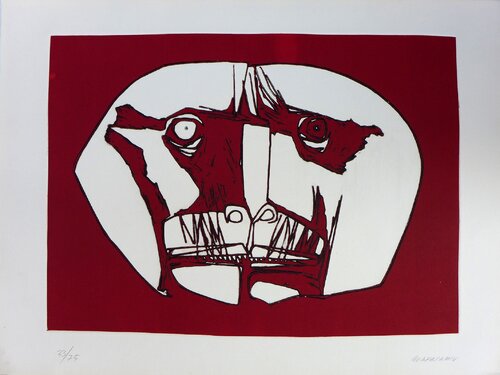 Mascara 2 von Oswaldo Guayasamín, Druck kaufen auf Singulart