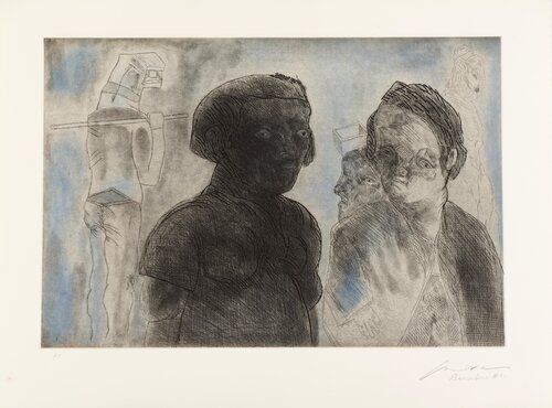 Pescadores de Blanes di José Luis Cuevas, Stampa in vendita su Singulart