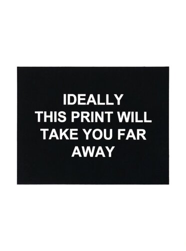 Ideally this print will take you far away by Laure Prouvost, Print for Sale on Singulart