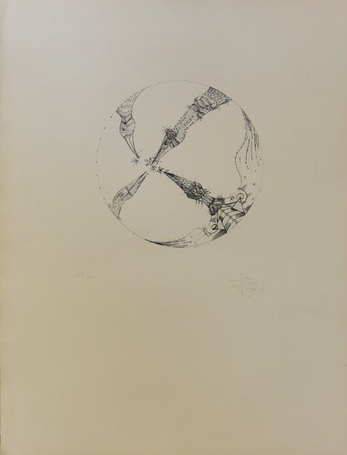 4 pajaros par Joan Ponç, Édition en vente sur Singulart