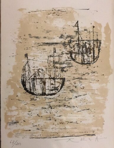 Les petits bateaux by Zao Wou-Ki 趙無極, Print for Sale on Singulart