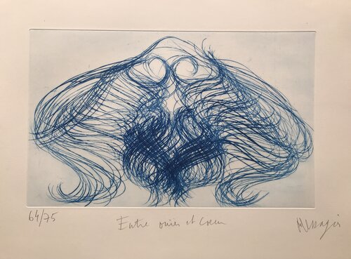 Entre ouïes et coeur van Jean Messagier, Afdruk te koop op Singulart