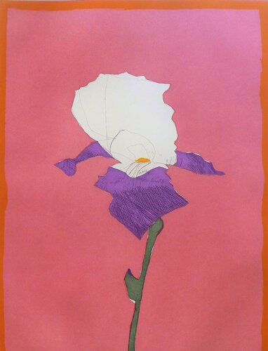 Flower at Giverney 1 by Fritz Scholder, Print for Sale on Singulart