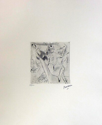 Femme à la pipe van Jules Pascin, Afdruk te koop op Singulart