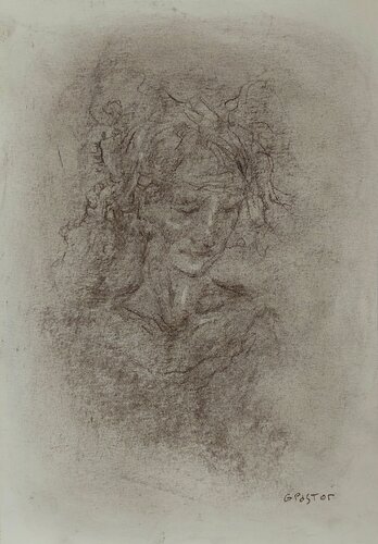 Portrait par Gilbert Pastor, Dessin en vente sur Singulart