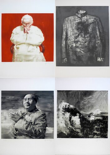 Suite de 4 lithographies van Yan Pei-Ming, Afdruk te koop op Singulart
