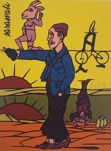 Les Impromptus du matin - Sarasvati by Valerio Adami, Print for Sale on Singulart