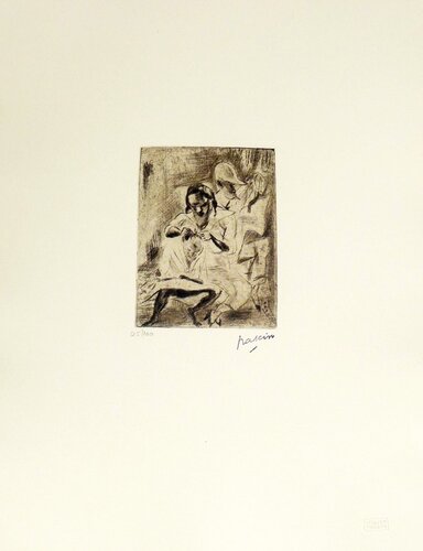 Chercheuse de poux von Jules Pascin, Druck kaufen auf Singulart